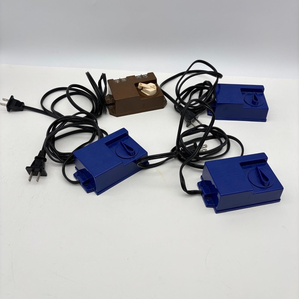 Lot of 4 Model Train Power Packs Transformers Bachmann Life-Like HO N Scale